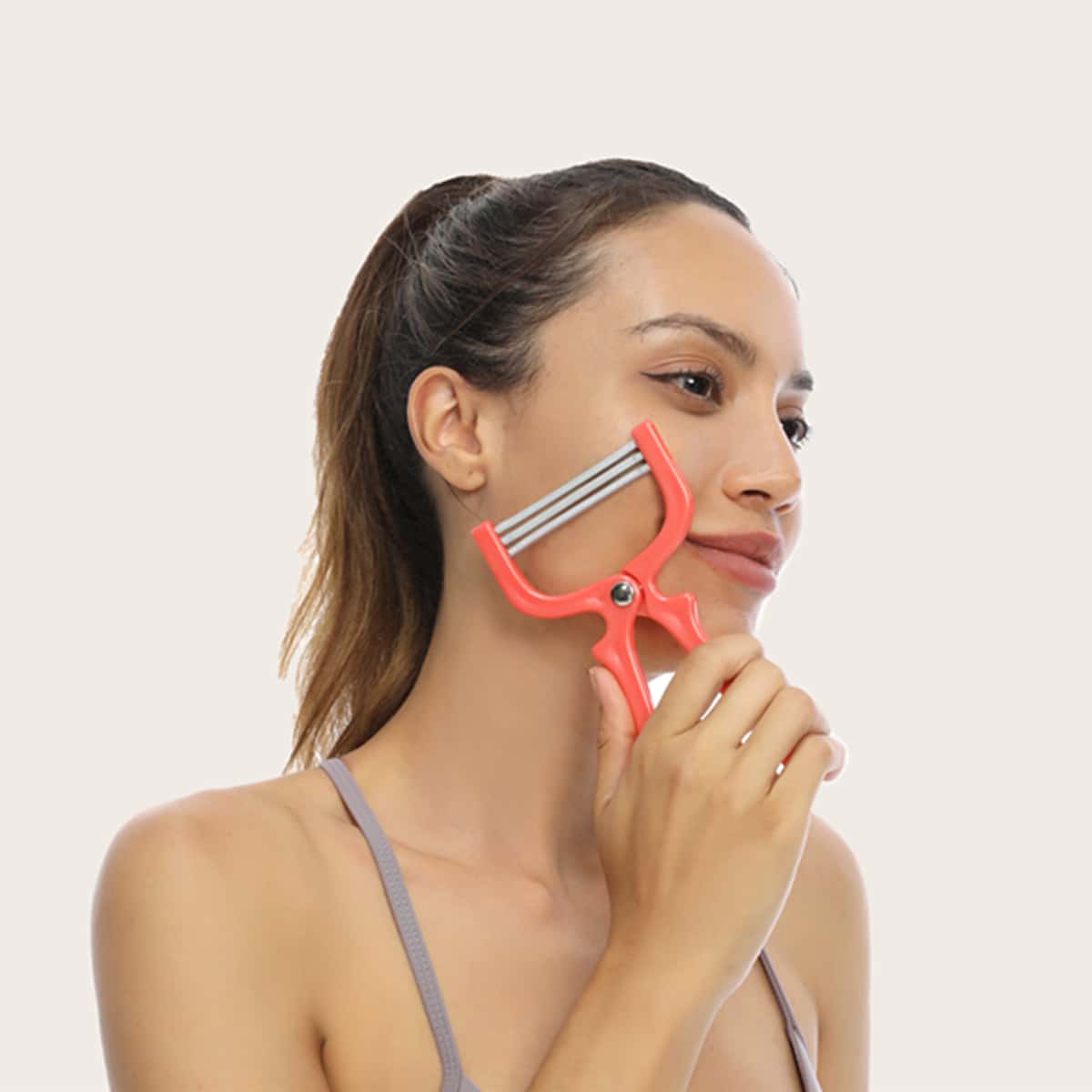 

Spring Design Facial Hair Remover, Red