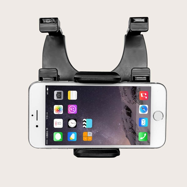 

Car Rearview Mirror Mobile Phone Holder, Black