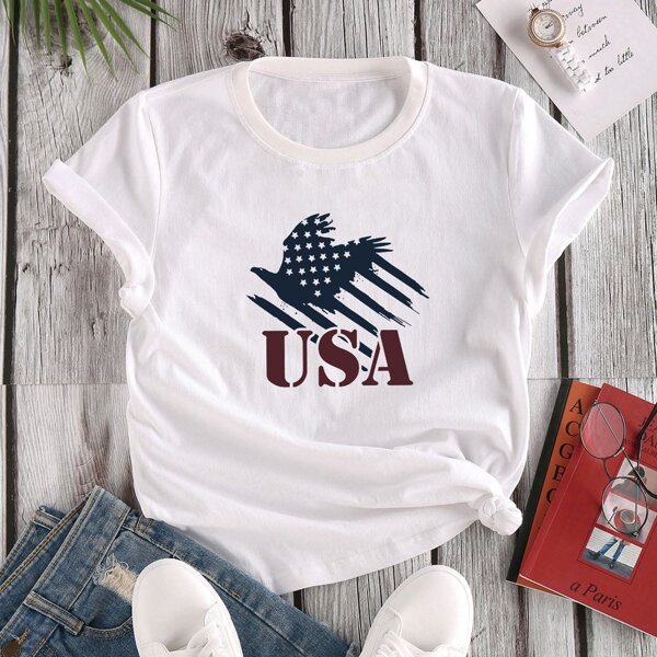 

Letter Graphic Short Sleeve Tee, White