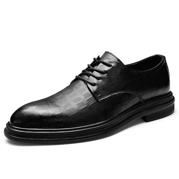 

Men Lace-up Front Dress Shoes, Black