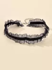 Casual Sexy Chokers Necklace For Party Wear - Black - View 2