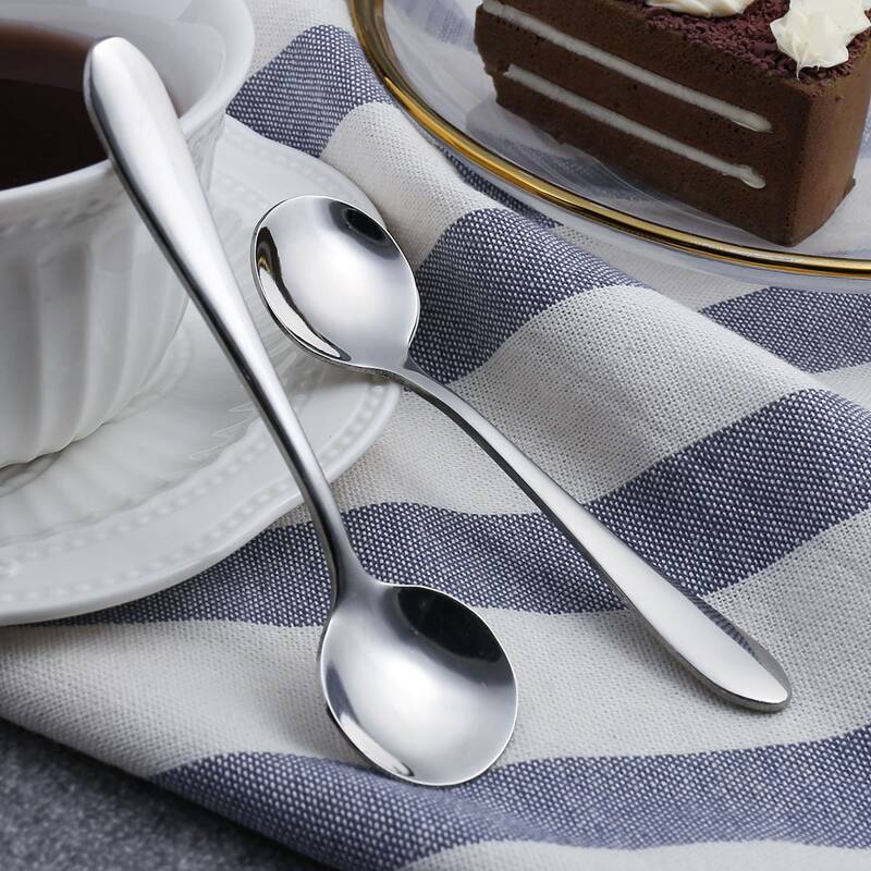 

6pcs Stainless Steel Spoon, Silver
