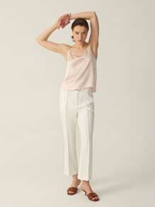 MOTF PREMIUM 100%  MULBERRY SILK GRADE 6A 19MM CAMI TOP - Baby Pink - View 10