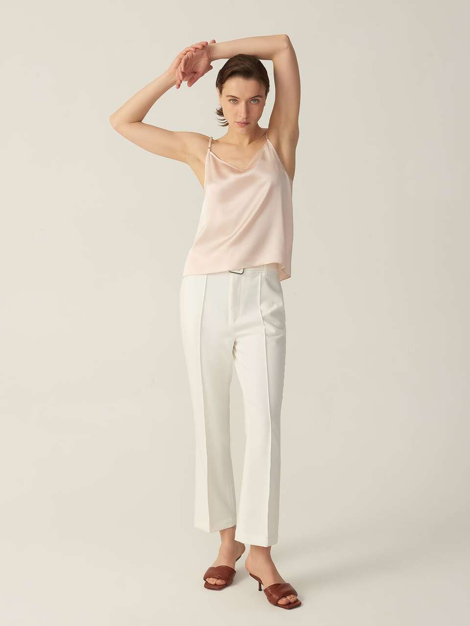 100%  MULBERRY SILK GRADE 6A 19MM CAMI TOP