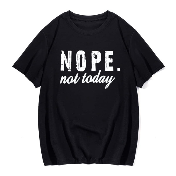 

Men Slogan Graphic Tee, Black