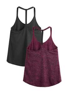 SHEIN Sports Breathable Softness Sports Teeworkout Tank Top