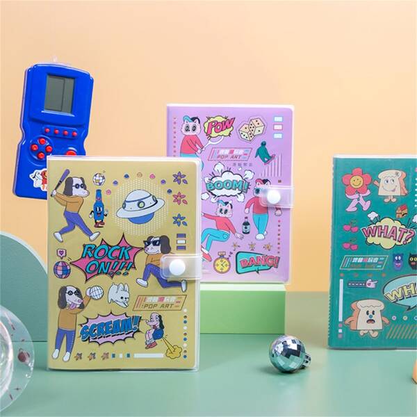 

1pc Cartoon Graphic Random Notebook, Multicolor