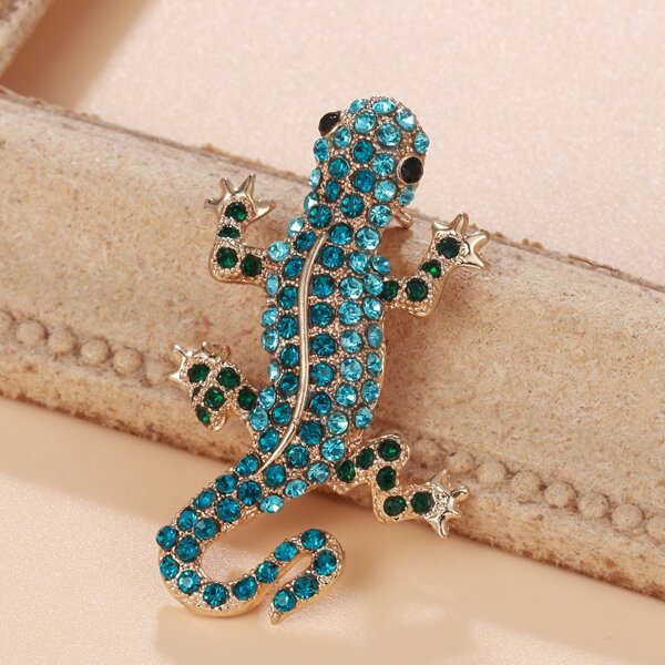 

Rhinestone Animal Decor Brooch, Multicolor