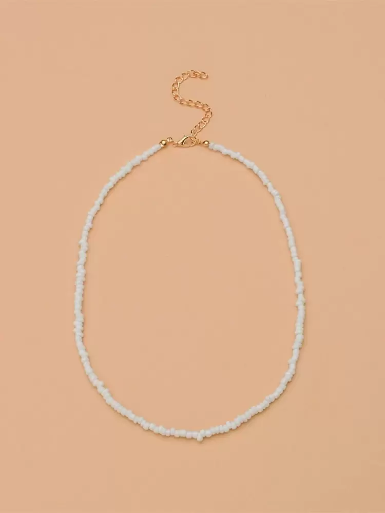 1pc Boho Beaded Necklace For Daily