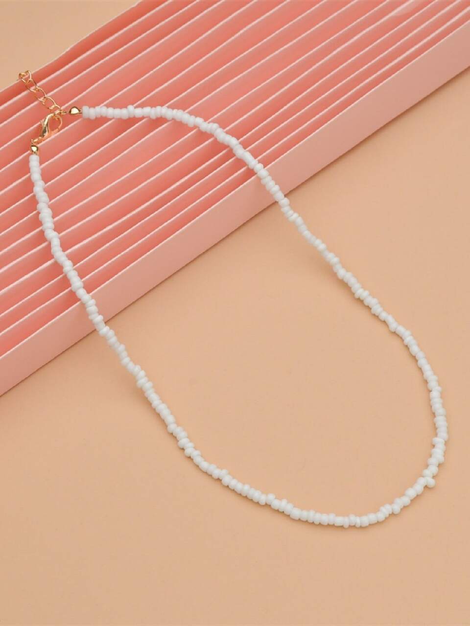 1pc Boho Beaded Necklace For Daily