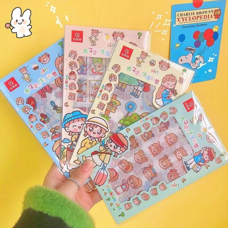 

1pack Random Cartoon Sticker, Multicolor