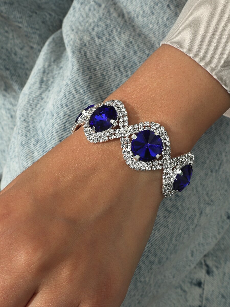 Pulseras Glamour - Azul - Ver 1