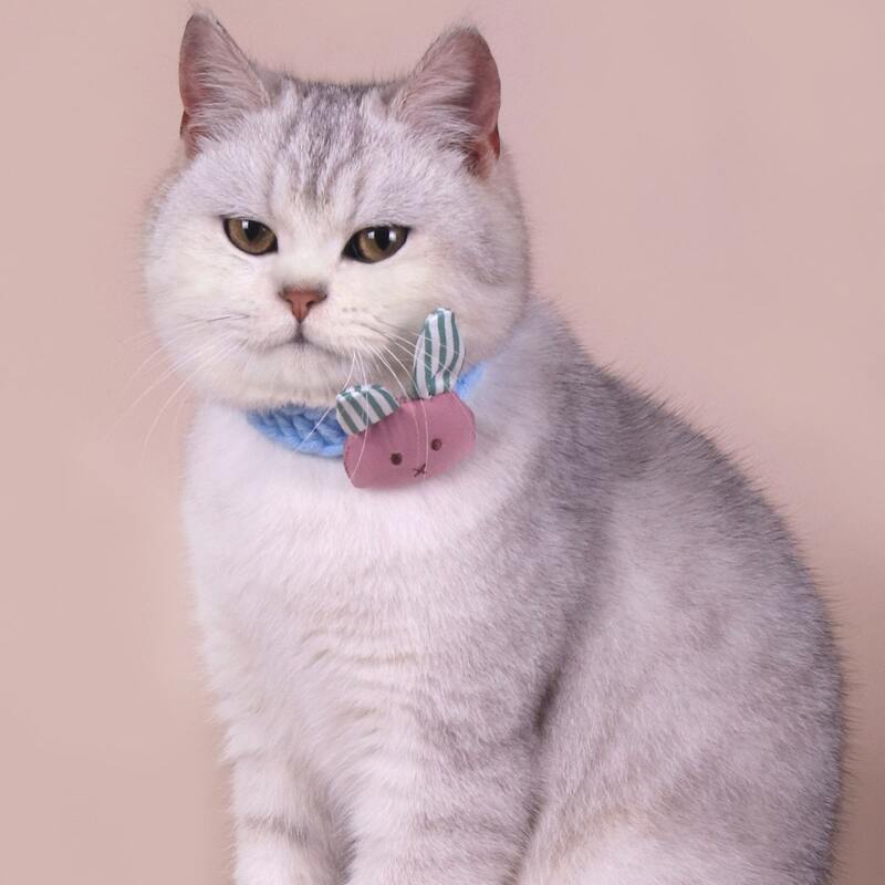 

1pc Cartoon Design Pet Necklace, Multicolor
