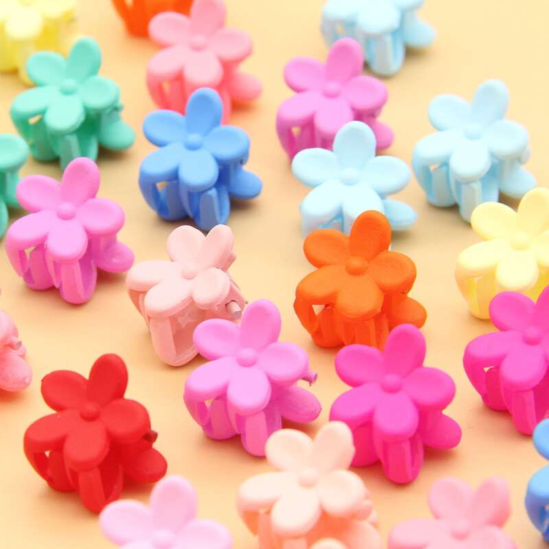 

50pcs Floral Design Hair Claw, Multicolor