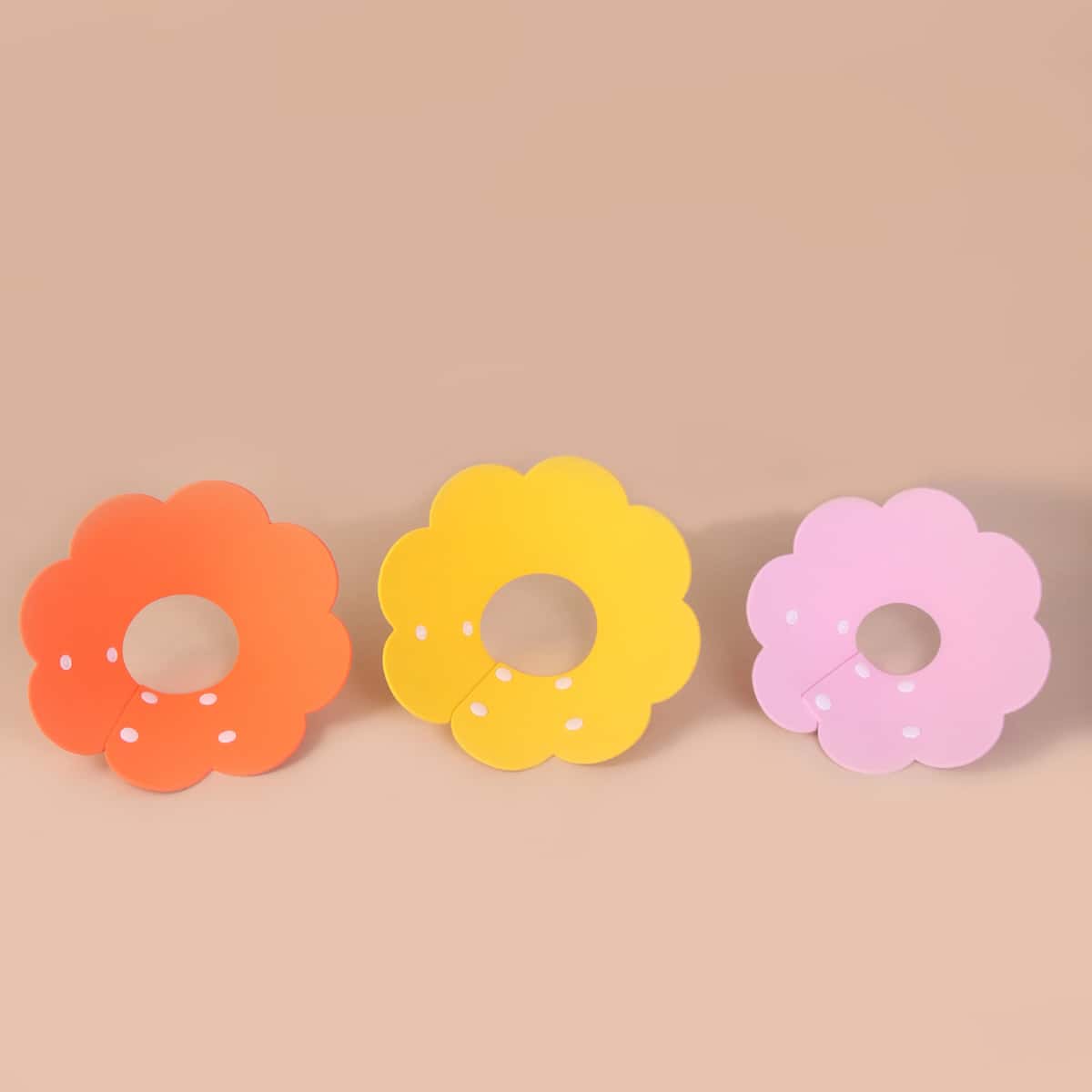 

1pc Flower Shaped Random Color Pet Elizabeth Collar, Multicolor