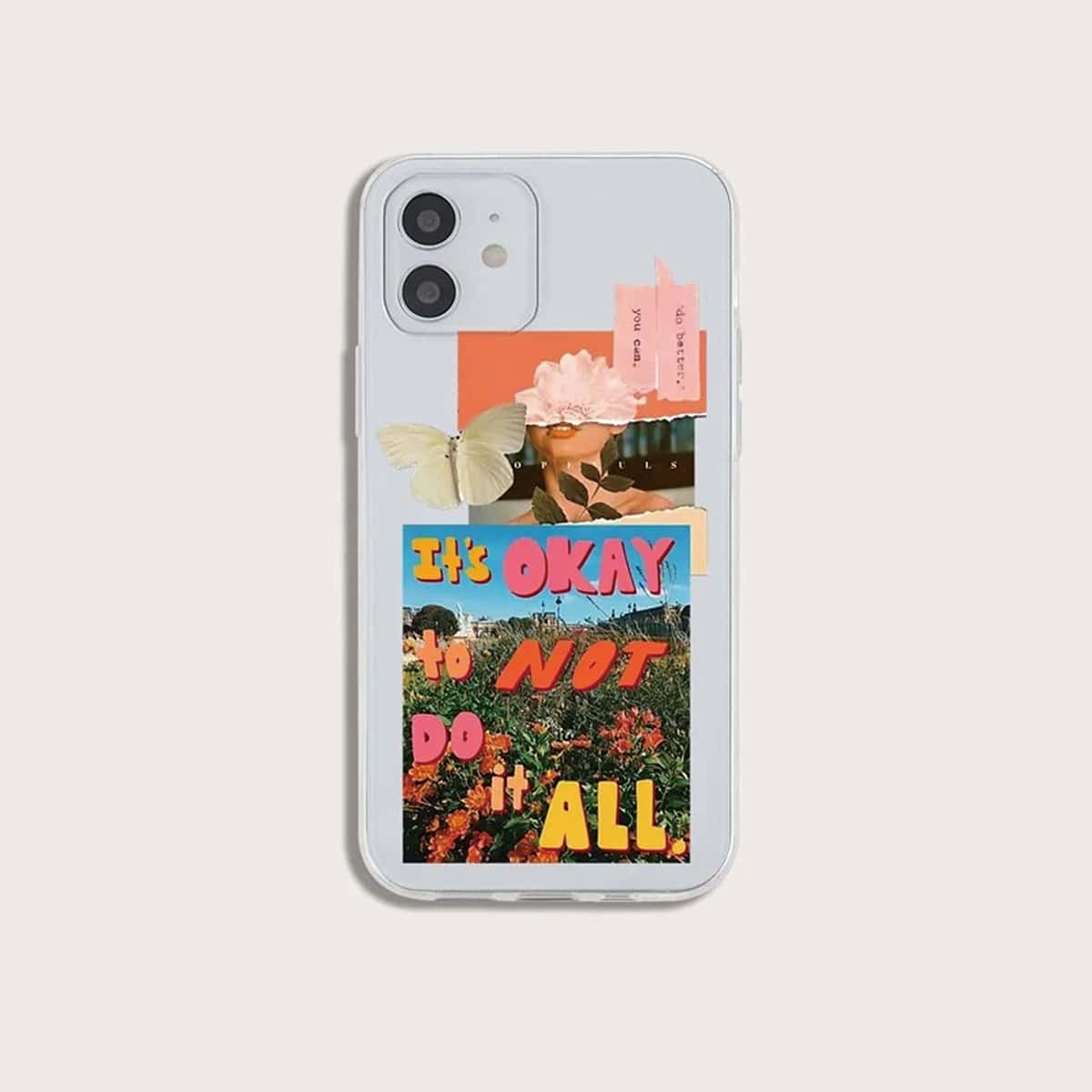 

Aesthetic Collage Phone Case, Multicolor