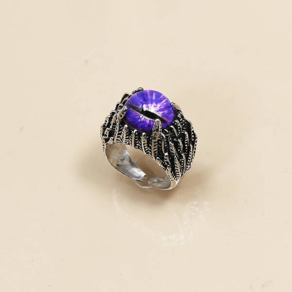 

Men Creative Cuff Ring, Silver