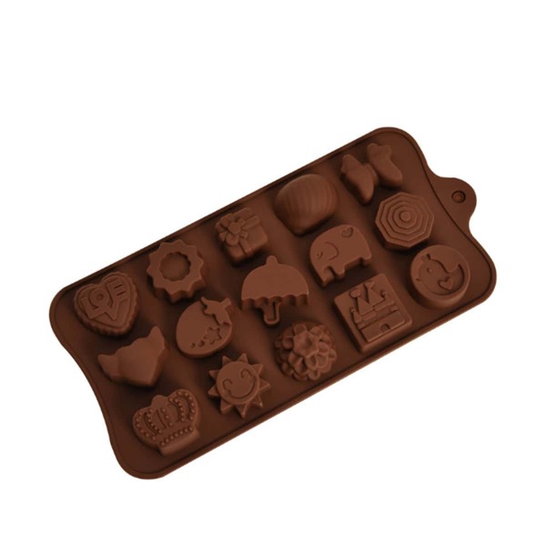 

1pc Cartoon Chocolate Mold, Brown