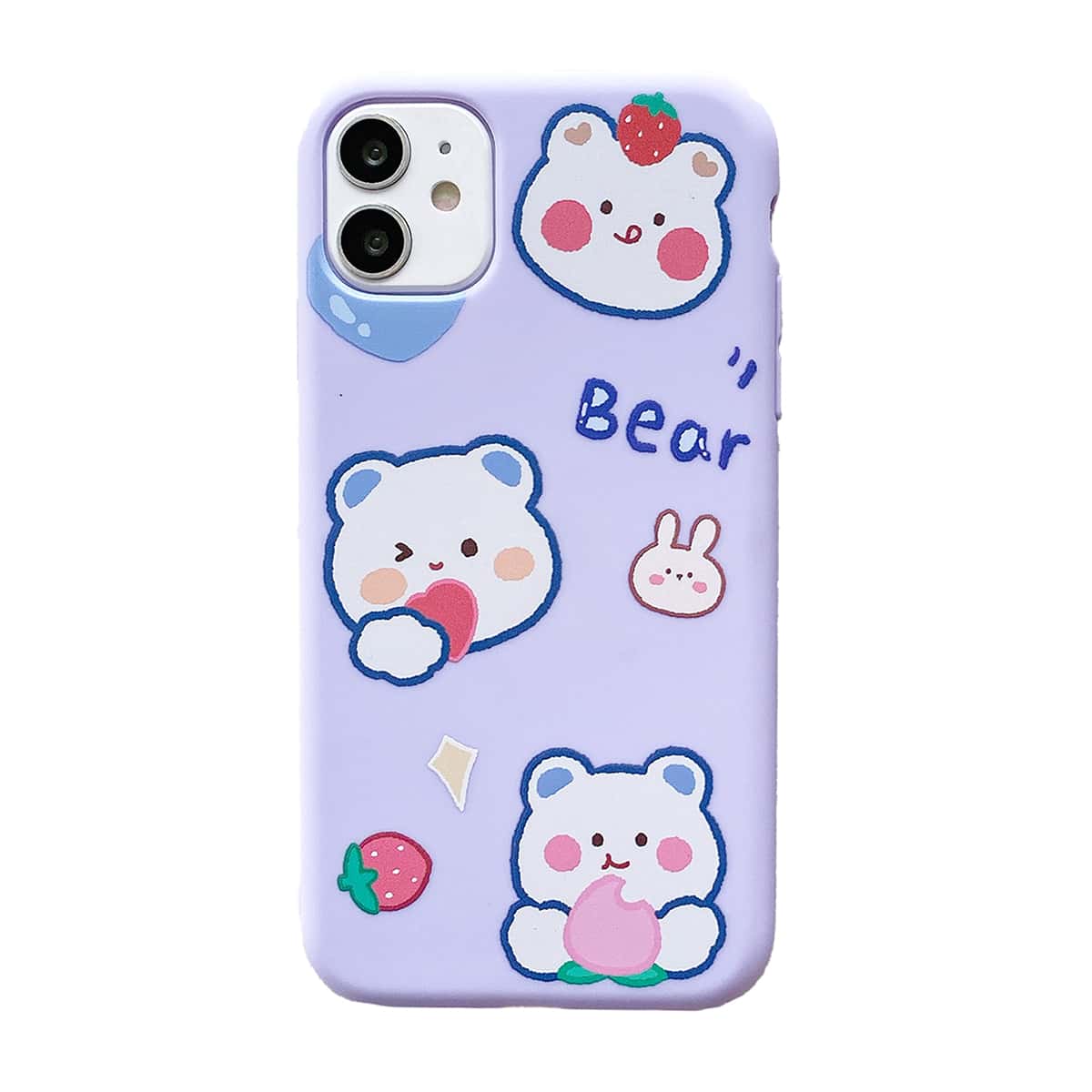 

Cartoon Bear Pattern Phone Case, Multicolor