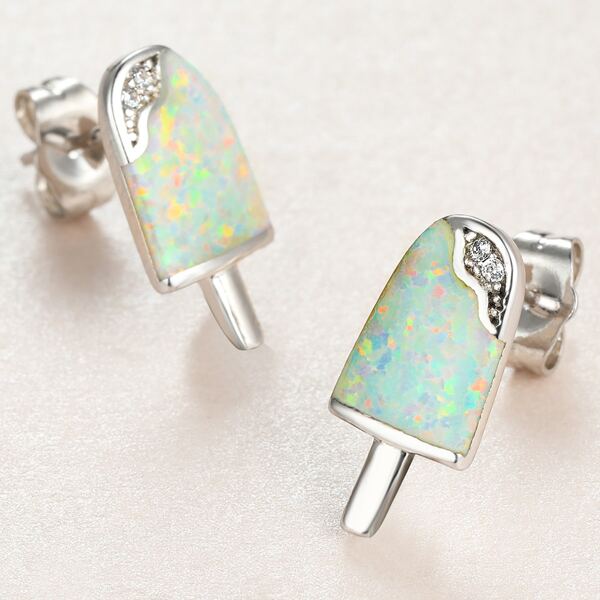 

Popsicle Design Stud Earrings, Multicolor
