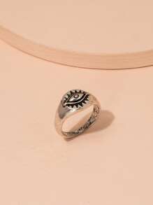 1pc Vintage Ring - Antique Silver - View 1