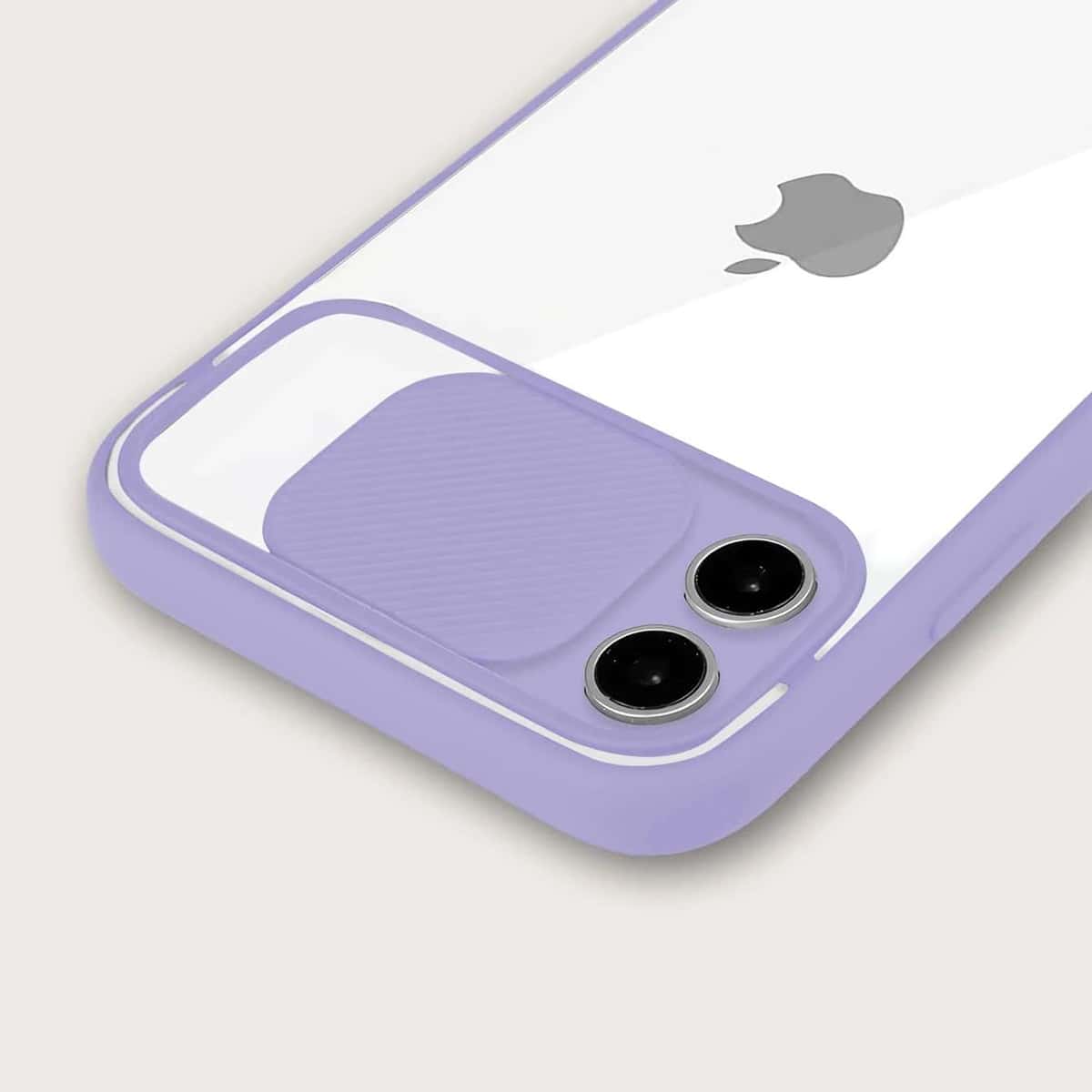 

Slide Camera Cover Phone Case, Purple