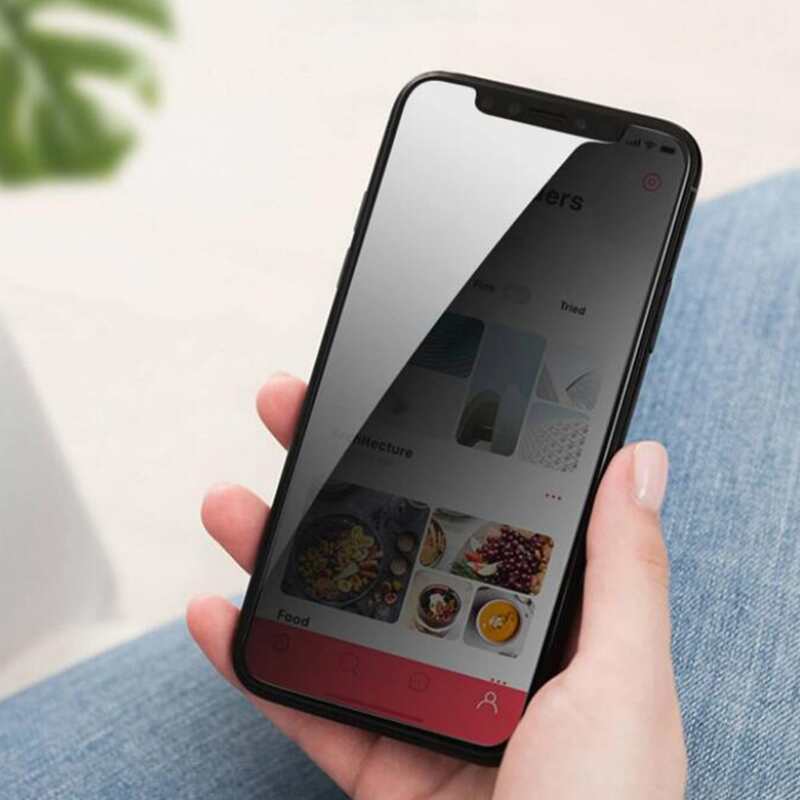 

Phone Screen Privacy Tempered Protection Film, Black