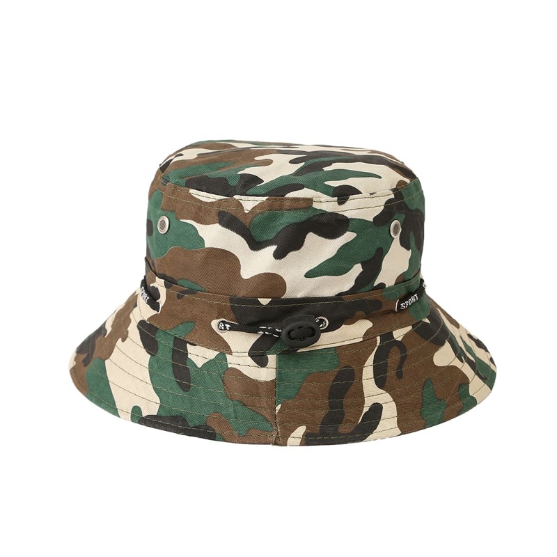 

Guys Camo Pattern Bucket Hat, Multicolor