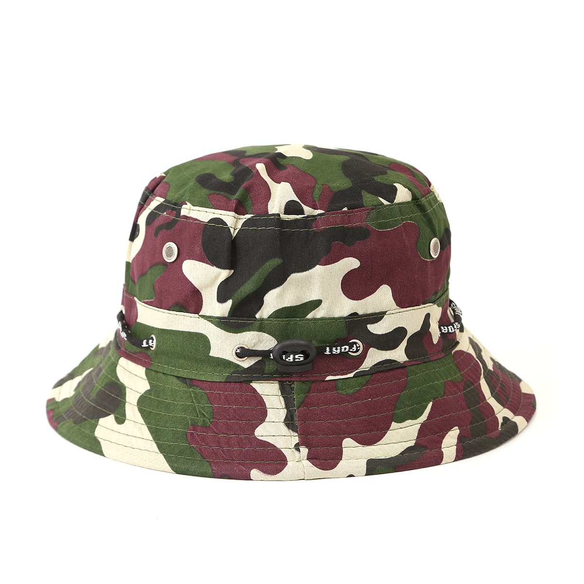 

Guys Camo Pattern Bucket Hat, Multicolor