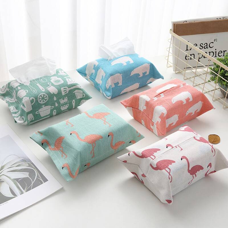 

1pc Random Cartoon Tissue Cover, Multicolor
