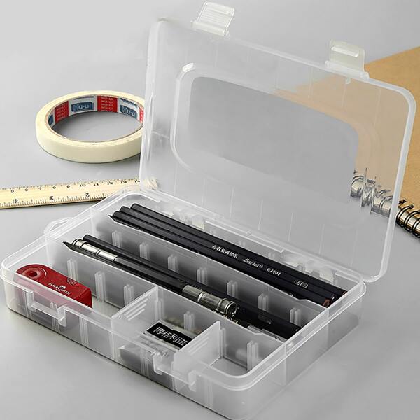 

1pc Clear Pencil Box