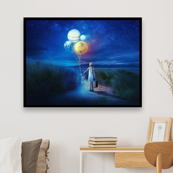 

Planet Print DIY Diamond Unframed Painting, Multicolor