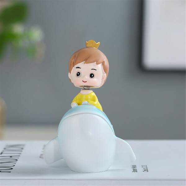 

1pc Boy Shaped Art Decoration, Baby blue