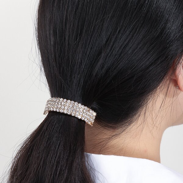 

Rhinestone Decor Hair Clip, Gold