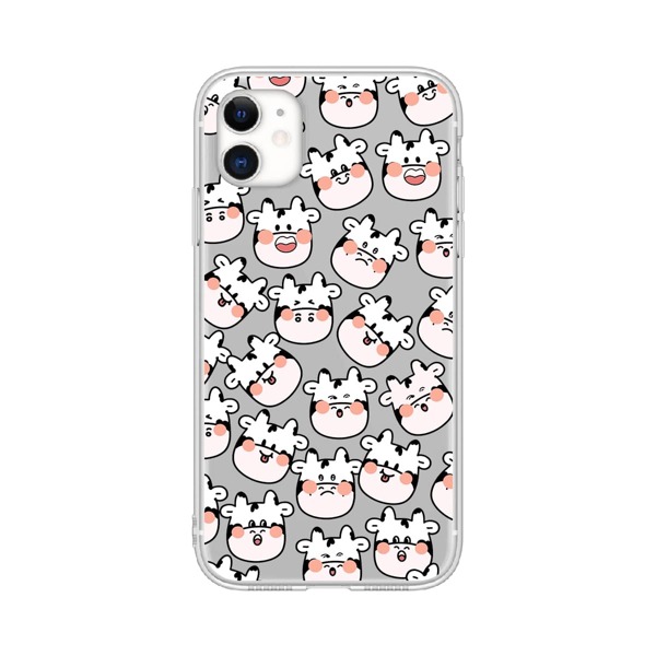

Cartoon Cow Phone Case, Multicolor