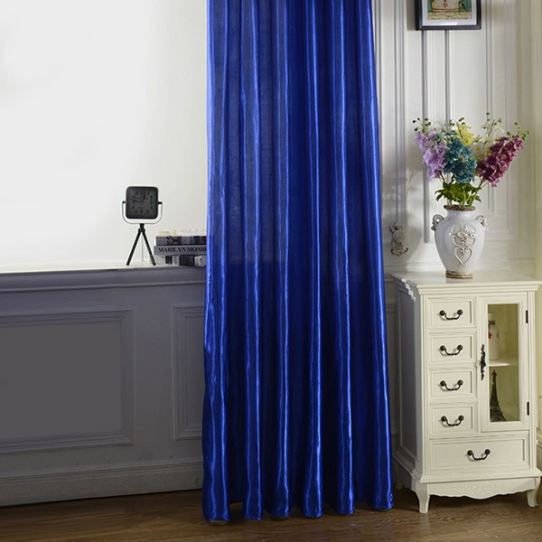 

Solid Color Single Panel Curtain, Royal blue
