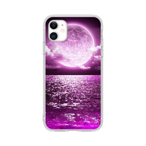 

Moon & Sea Pattern Phone Case, Multicolor