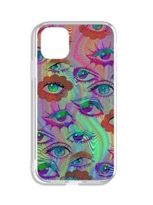 Eye Pattern Phone Case - Multicolor - View 3