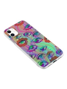 Eye Pattern Phone Case - Multicolor - View 4