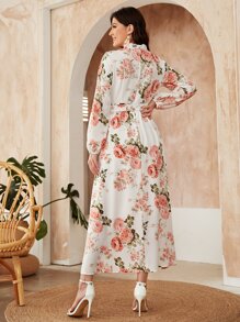 Modelyn Đầm Thắt lưng Hoa Thanh lịch - Nhiều màu - Xem 2