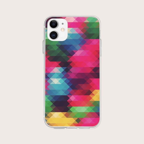 

Geometric Pattern Phone Case, Multicolor
