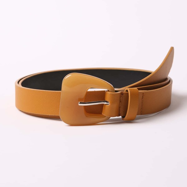 

1pc Simple Belt, Yellow