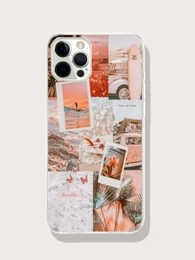 Funda de celular con estampado de pintura - Multicolor - Ver 1