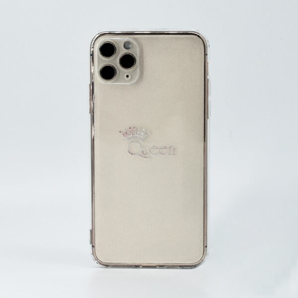 

Crown Pattern Clear Phone Case