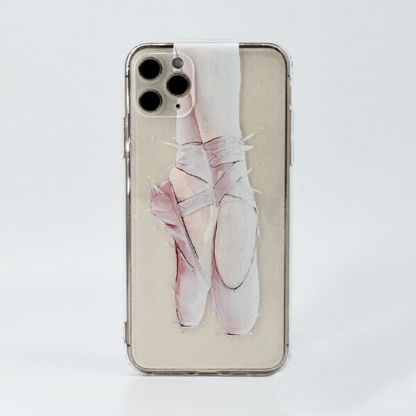 

Ballet Pattern Clear Phone Case