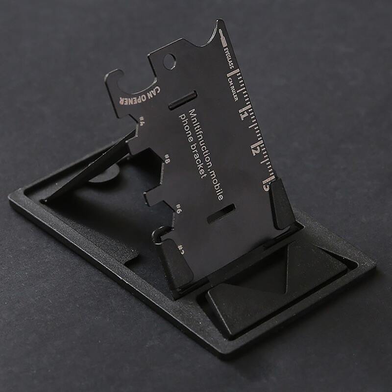 

1pc Solid Phone Holder, Black