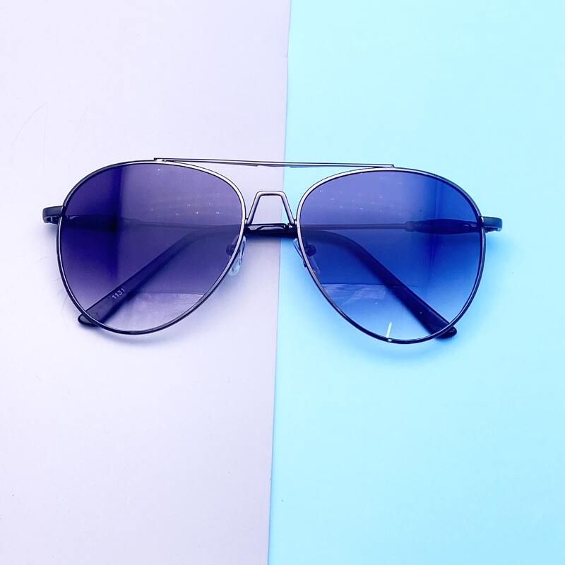 

Top Bar Aviator Frame Sunglasses