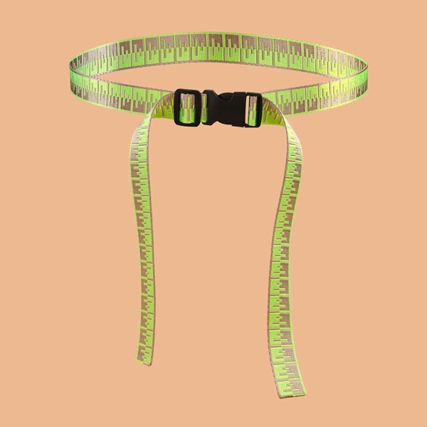 

Release Buckle Tape Belt, Multicolor
