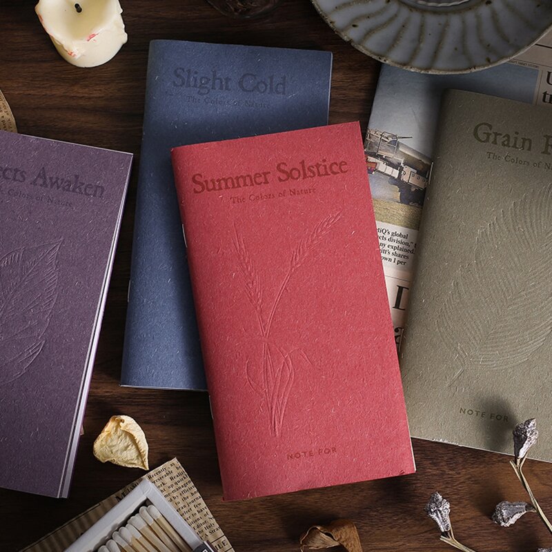 

1pc Random Simple Notebook, Multicolor