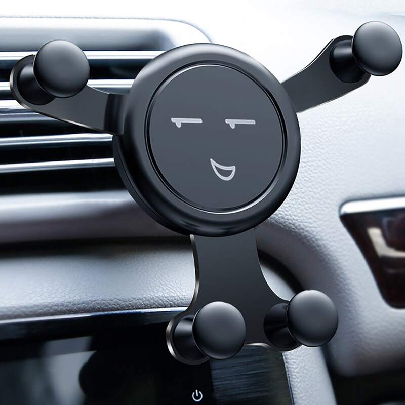 

Cartoon Graphic Car Phone Holder, Black